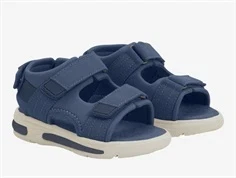 En Fant sandal navy med blinklys- sandal til drenge med lys